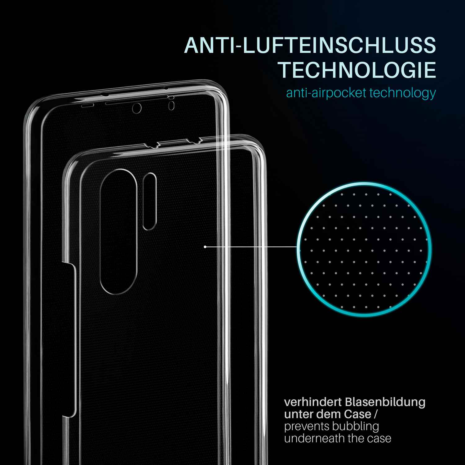 moex Double Case Huawei P30 Pro New Edition Silikon 360 Grad Schutz – Weiteres Produktbild 3 moex Double Case Huawei P30 Pro New Edition Silikon 360 Grad Schutz – Weiteres Produktbild 3