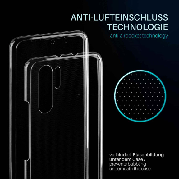 moex Double Case Huawei P30 Pro New Edition Silikon 360 Grad Schutz – Weiteres Produktbild 3