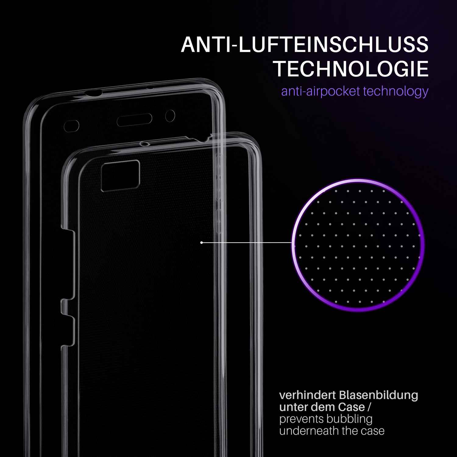 moex Double Case Huawei P8 Lite 2015 Silikon 360 Grad Schutz – Weiteres Produktbild 3 moex Double Case Huawei P8 Lite 2015 Silikon 360 Grad Schutz – Weiteres Produktbild 3