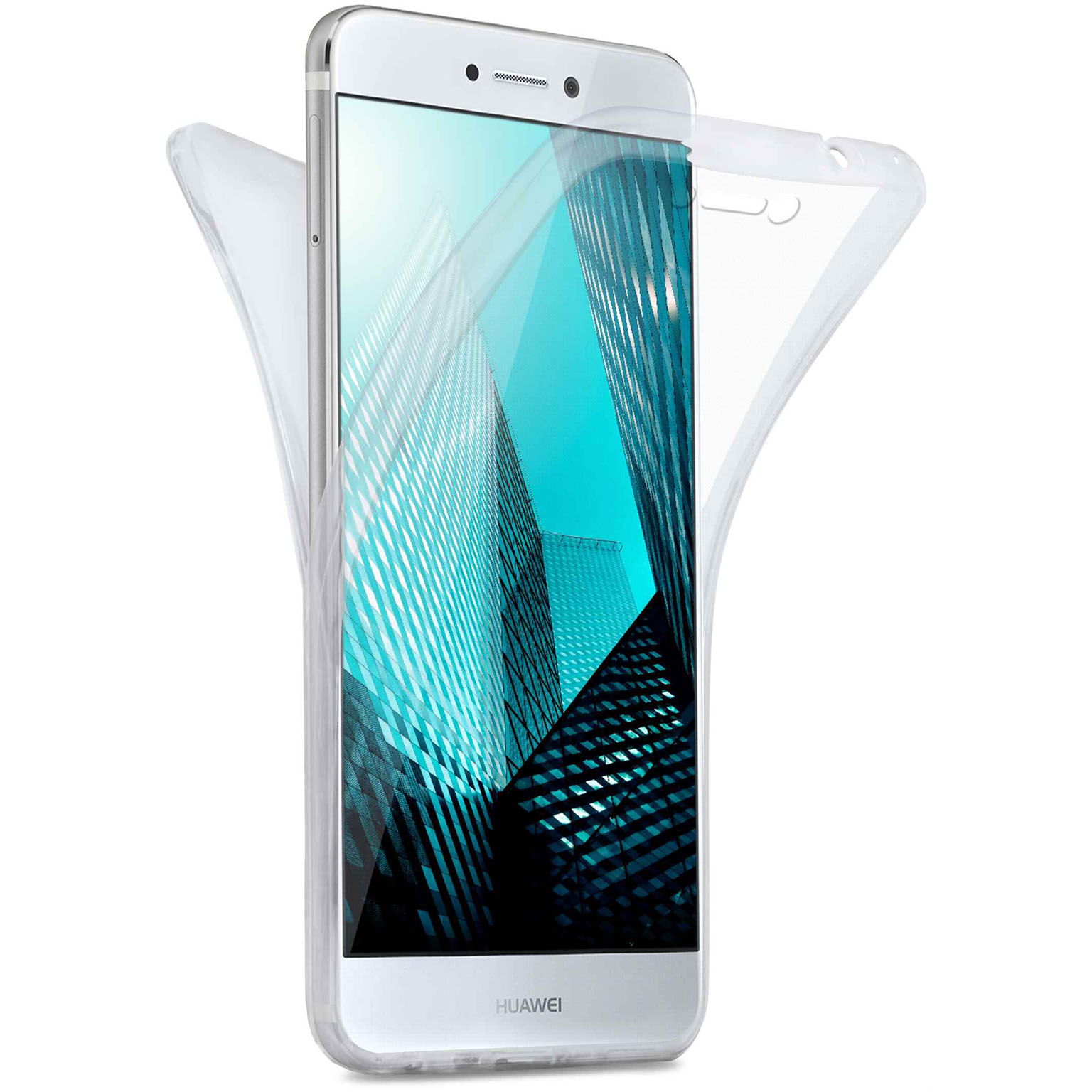 moex Double Case Huawei P8 Lite 2017 Silikon 360 Grad Schutz – Weiteres Produktbild 1 moex Double Case Huawei P8 Lite 2017 Silikon 360 Grad Schutz – Weiteres Produktbild 1