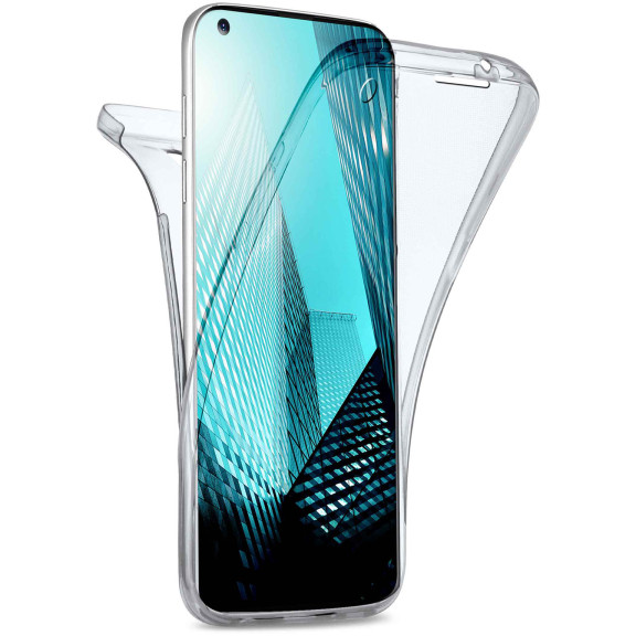 moex Double Case Samsung Galaxy A21s Silikon 360 Grad Schutz – Weiteres Produktbild 1