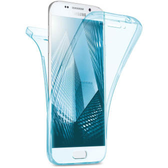 moex moex Double Case Samsung Galaxy A3 (2016) Silikon 360 Grad Schutz – Aqua