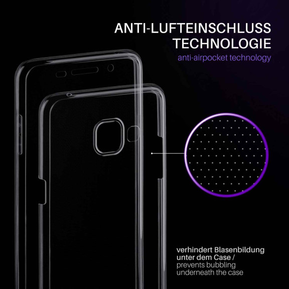 moex Double Case Samsung Galaxy A3 (2016) Silikon 360 Grad Schutz – Weiteres Produktbild 3