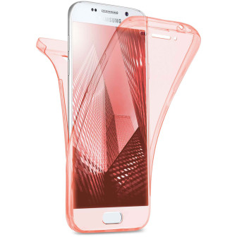 moex moex Double Case Samsung Galaxy A3 (2016) Silikon 360 Grad Schutz – Rose