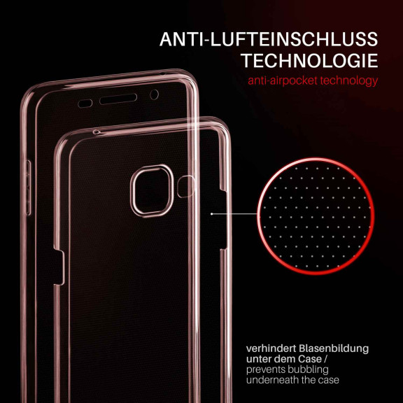 moex Double Case Samsung Galaxy A3 (2016) Silikon 360 Grad Schutz – Weiteres Produktbild 3