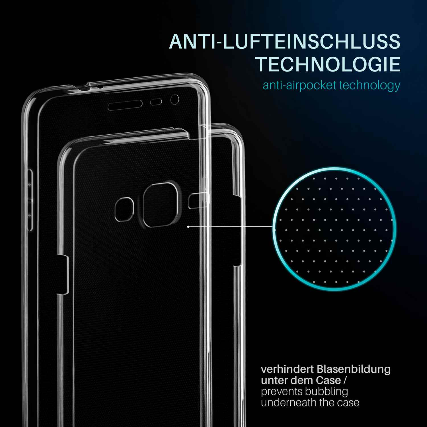 moex Double Case Samsung Galaxy J3 (2016) Silikon 360 Grad Schutz – Weiteres Produktbild 3 moex Double Case Samsung Galaxy J3 (2016) Silikon 360 Grad Schutz – Weiteres Produktbild 3