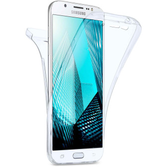 moex Double Case Samsung Galaxy J7 (2016) Silikon 360 Grad Schutz – Crystal