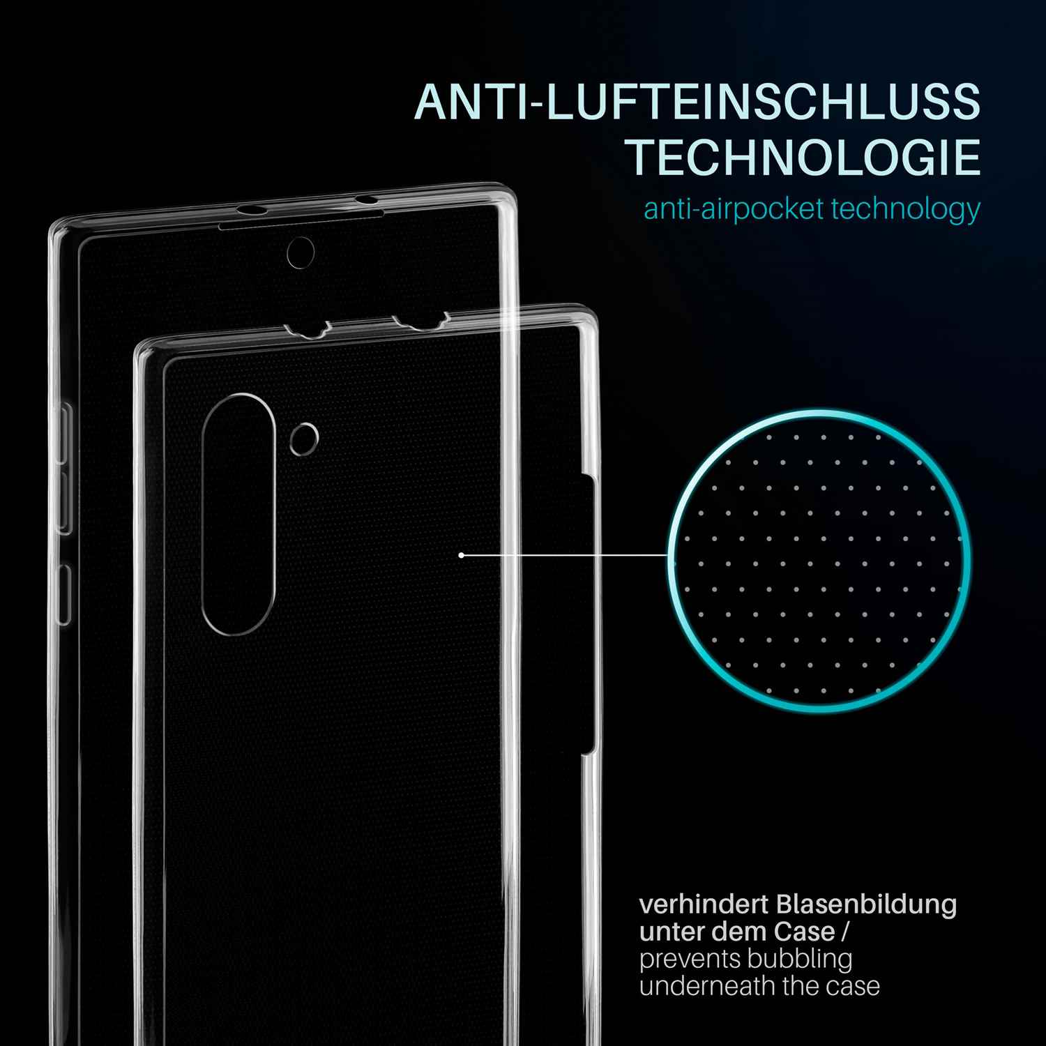 moex Double Case Samsung Galaxy Note 10 Silikon 360 Grad Schutz – Weiteres Produktbild 3 moex Double Case Samsung Galaxy Note 10 Silikon 360 Grad Schutz – Weiteres Produktbild 3