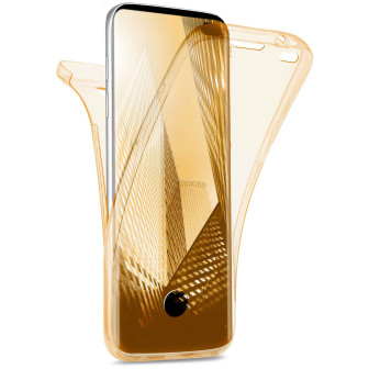 moex Double Case Samsung Galaxy S10 Plus Silikon 360 Grad Schutz – Gold moex Double Case Samsung Galaxy S10 Plus Silikon 360 Grad Schutz – Gold