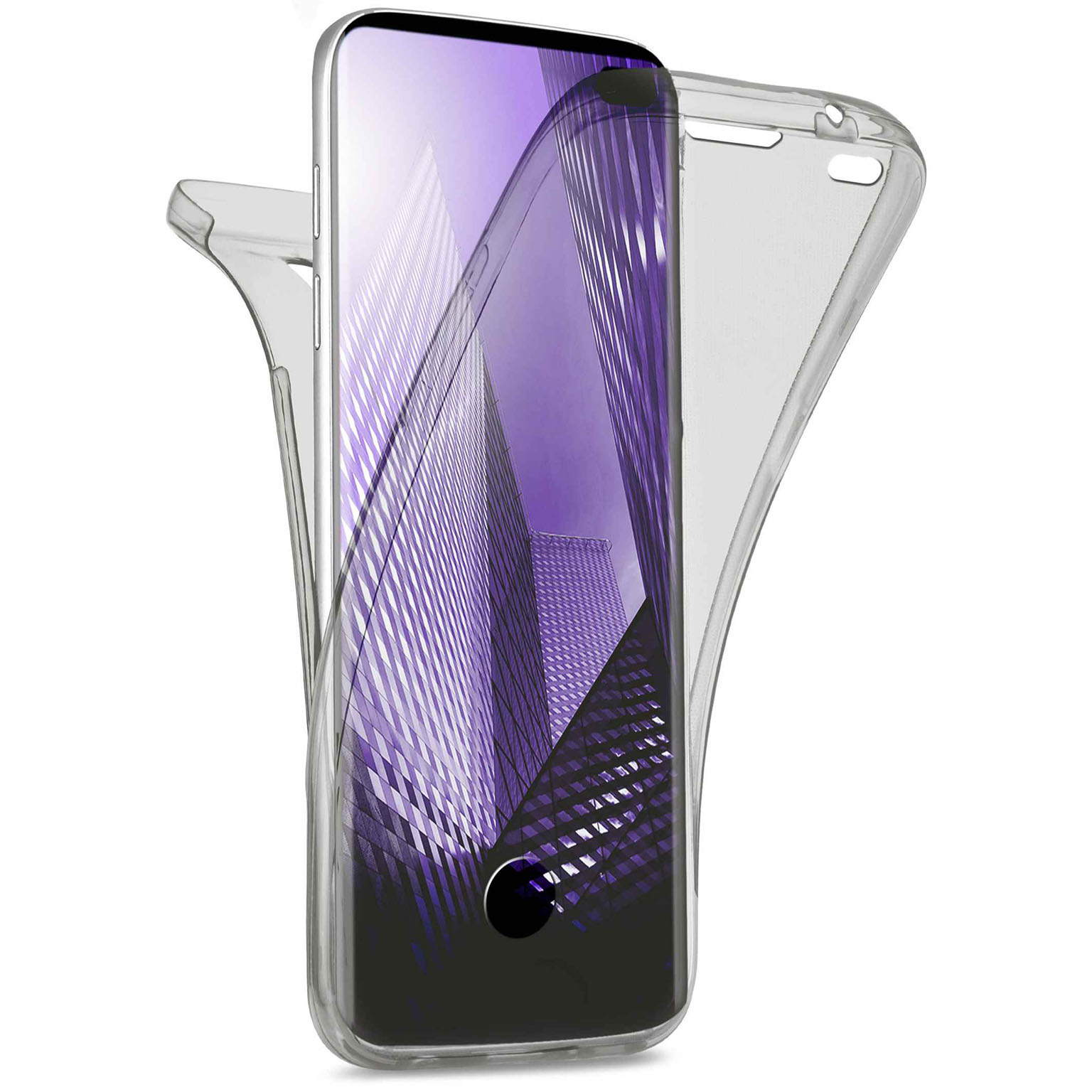moex Double Case Samsung Galaxy S10 Plus Silikon 360 Grad Schutz – Weiteres Produktbild 1