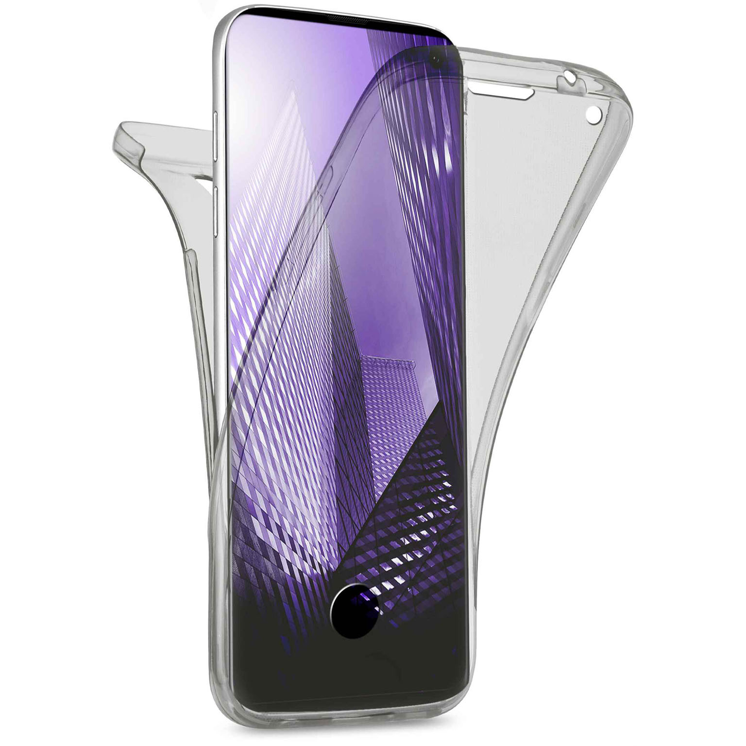 moex Double Case Samsung Galaxy S10 Silikon 360 Grad Schutz – Weiteres Produktbild 1