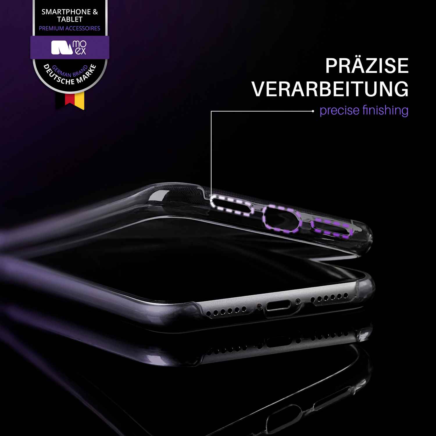 moex Double Case Samsung Galaxy S10 Silikon 360 Grad Schutz – Weiteres Produktbild 5
