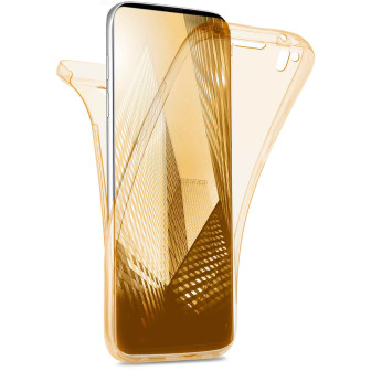 moex moex Double Case Samsung Galaxy S10e Silikon 360 Grad Schutz – Gold