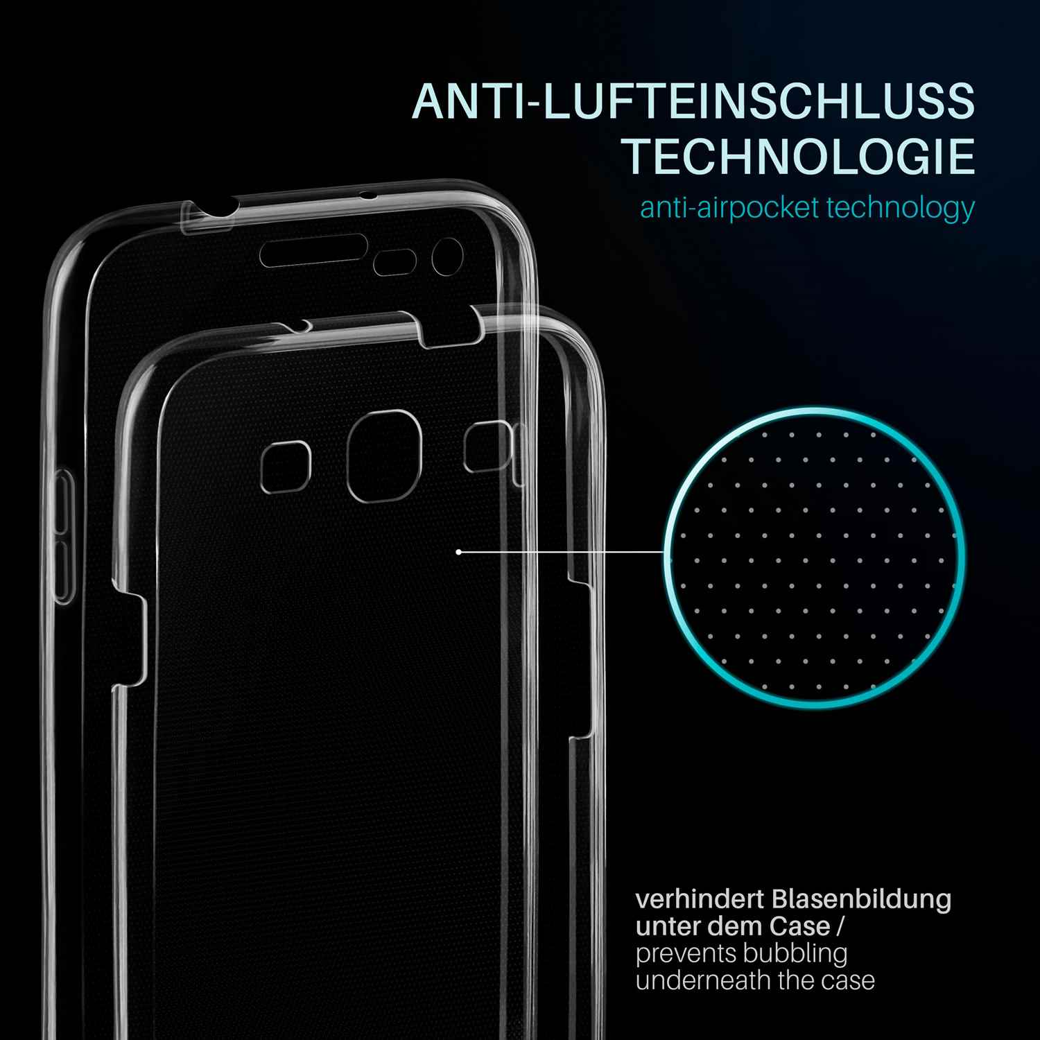 moex Double Case Samsung Galaxy S3 Silikon 360 Grad Schutz – Weiteres Produktbild 3