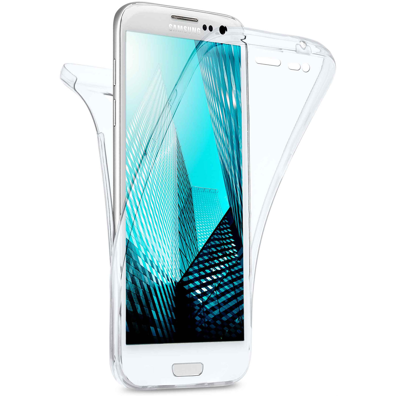 moex Double Case Samsung Galaxy S3 Neo Silikon 360 Grad Schutz
