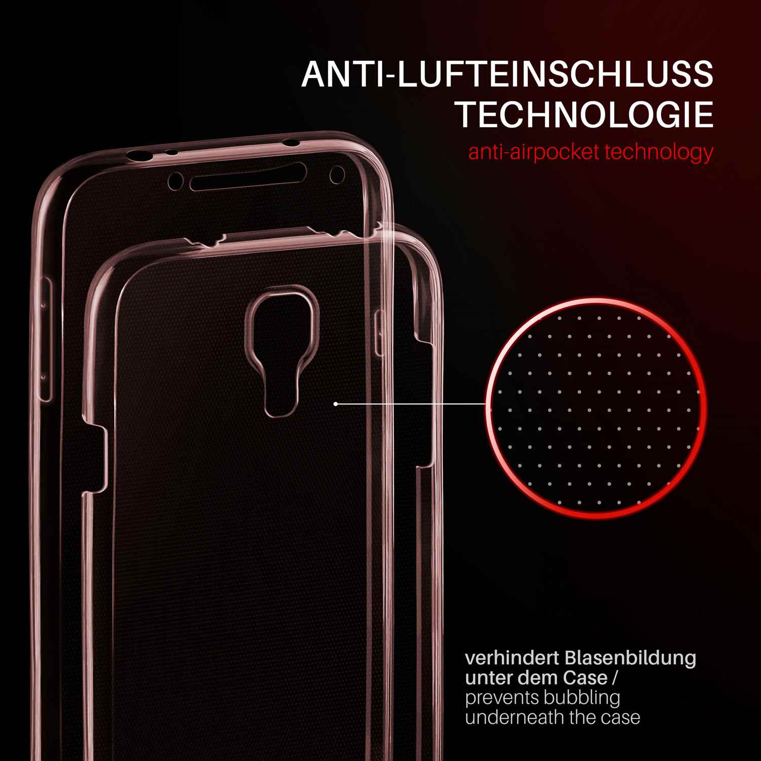 moex Double Case Samsung Galaxy S4 Silikon 360 Grad Schutz – Weiteres Produktbild 3