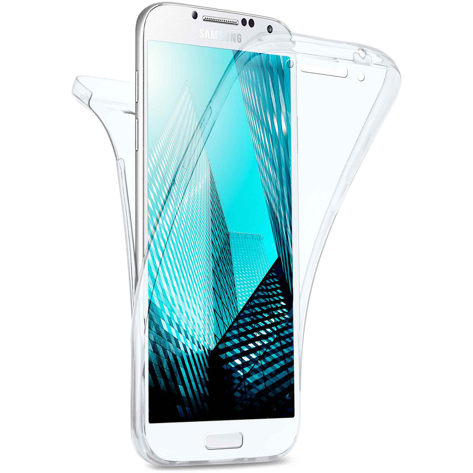 moex Double Case Samsung Galaxy S4 Silikon 360 Grad Schutz – Weiteres Produktbild 1