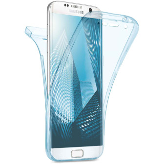 moex moex Double Case Samsung Galaxy S7 Edge Silikon 360 Grad Schutz – Aqua