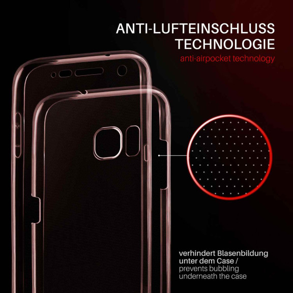 moex Double Case Samsung Galaxy S7 Edge Silikon 360 Grad Schutz – Weiteres Produktbild 3