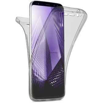 moex Double Case Samsung Galaxy S8 Plus Silikon 360 Grad Schutz – Anthracite moex Double Case Samsung Galaxy S8 Plus Silikon 360 Grad Schutz – Anthracite