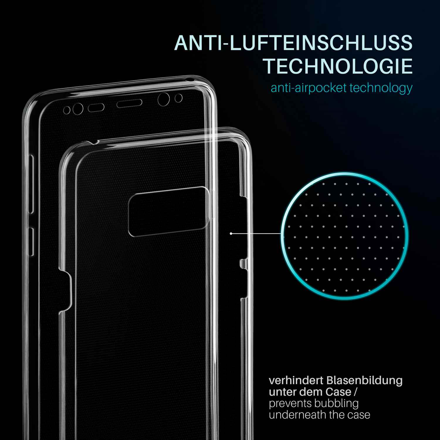 moex Double Case Samsung Galaxy S8 Silikon 360 Grad Schutz – Weiteres Produktbild 3 moex Double Case Samsung Galaxy S8 Silikon 360 Grad Schutz – Weiteres Produktbild 3