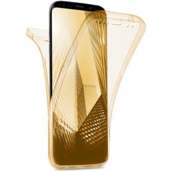 moex Double Case Samsung Galaxy S9 Plus Silikon 360 Grad Schutz – Gold moex Double Case Samsung Galaxy S9 Plus Silikon 360 Grad Schutz – Gold