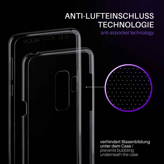 moex Double Case Samsung Galaxy S9 Plus Silikon 360 Grad Schutz – Weiteres Produktbild 3 moex Double Case Samsung Galaxy S9 Plus Silikon 360 Grad Schutz – Weiteres Produktbild 3