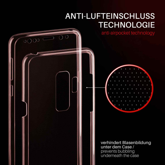 moex Double Case Samsung Galaxy S9 Plus Silikon 360 Grad Schutz – Weiteres Produktbild 3 moex Double Case Samsung Galaxy S9 Plus Silikon 360 Grad Schutz – Weiteres Produktbild 3