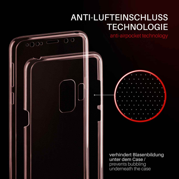 moex Double Case Samsung Galaxy S9 Silikon 360 Grad Schutz – Weiteres Produktbild 3 moex Double Case Samsung Galaxy S9 Silikon 360 Grad Schutz – Weiteres Produktbild 3