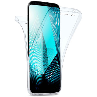 moex Double Case Samsung Galaxy S9 Silikon 360 Grad Schutz – Crystal