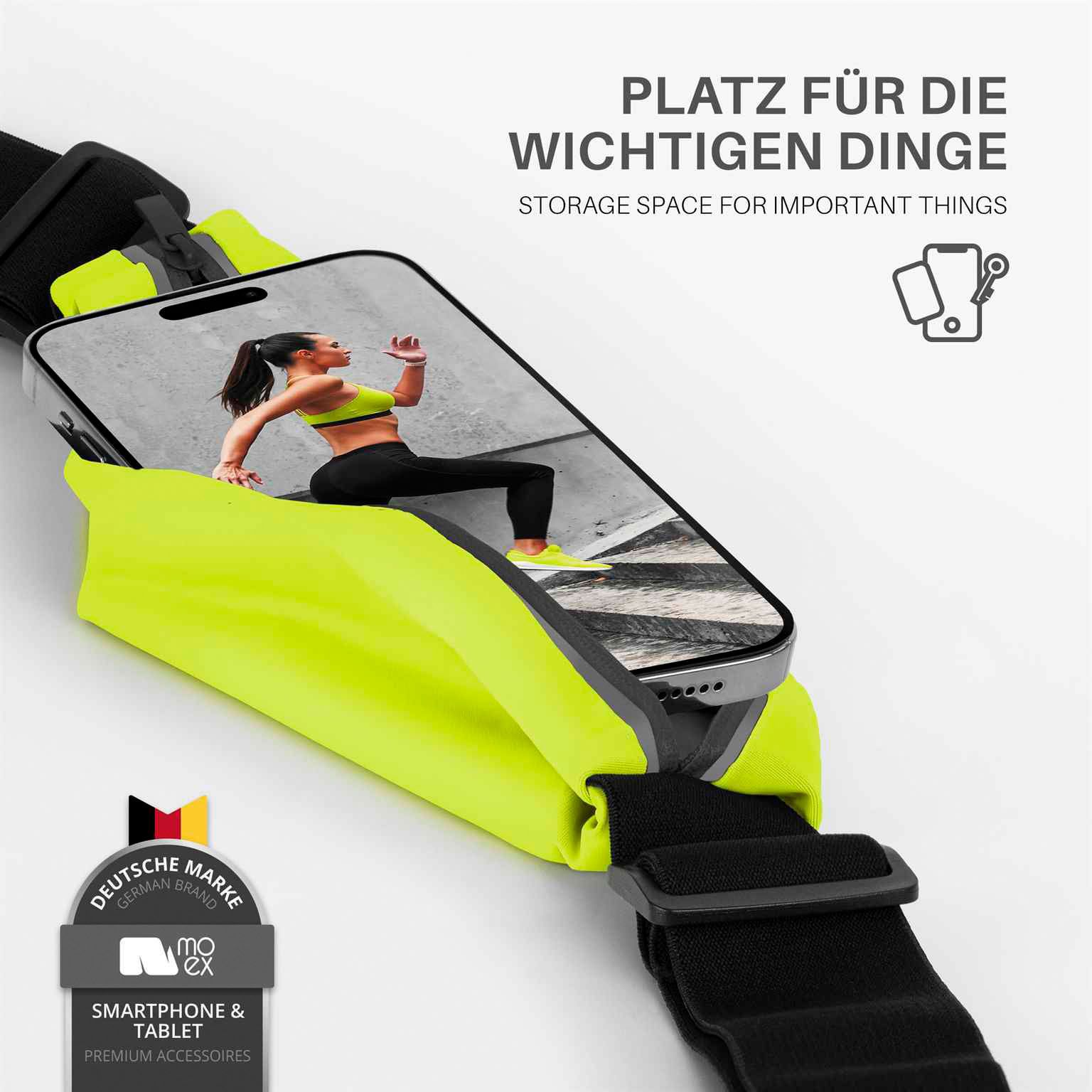 moex Easy Bag iPhone 14 Pro Max Laufgürtel zum Joggen – Weiteres Produktbild 2 moex Easy Bag iPhone 14 Pro Max Laufgürtel zum Joggen – Weiteres Produktbild 2