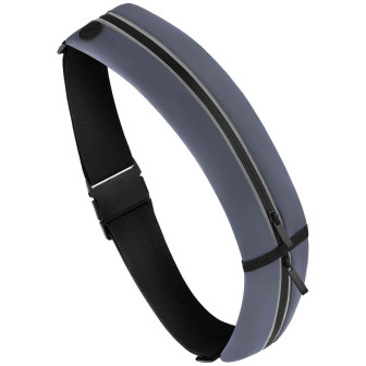 moex Easy Bag iPhone 15 Pro Laufgürtel zum Joggen – Grau | 2 Fächer moex Easy Bag iPhone 15 Pro Laufgürtel zum Joggen – Grau | 2 Fächer