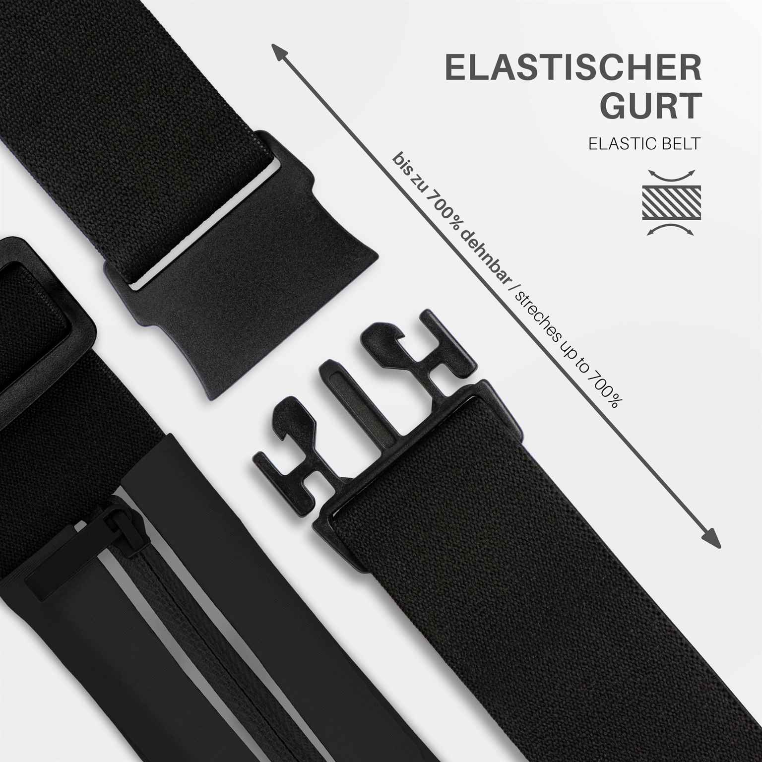 moex Easy Bag iPhone 16 Plus Laufgürtel zum Joggen – Weiteres Produktbild 5