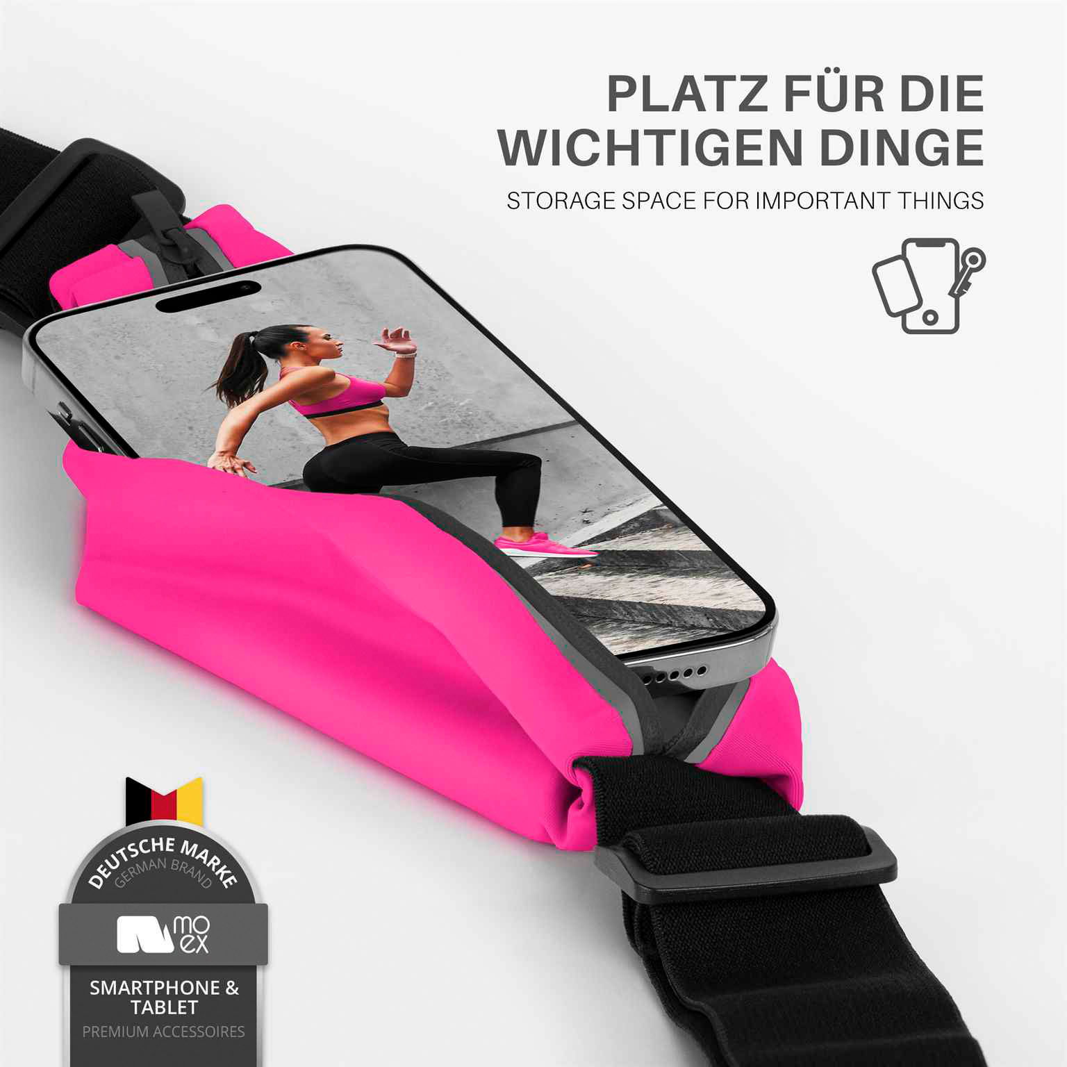 moex Easy Bag Asus ROG Phone 5s Pro Laufgürtel zum Joggen – Weiteres Produktbild 1