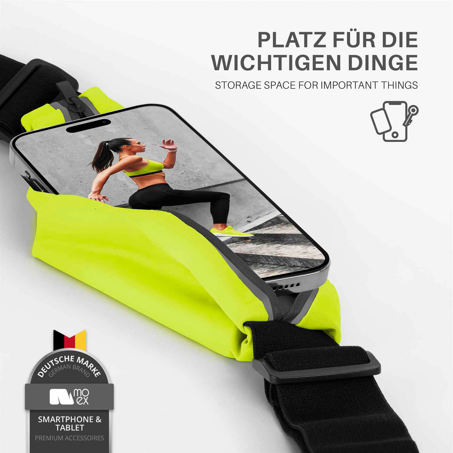 moex Easy Bag Asus ROG Phone 5s Laufgürtel zum Joggen – Weiteres Produktbild 1