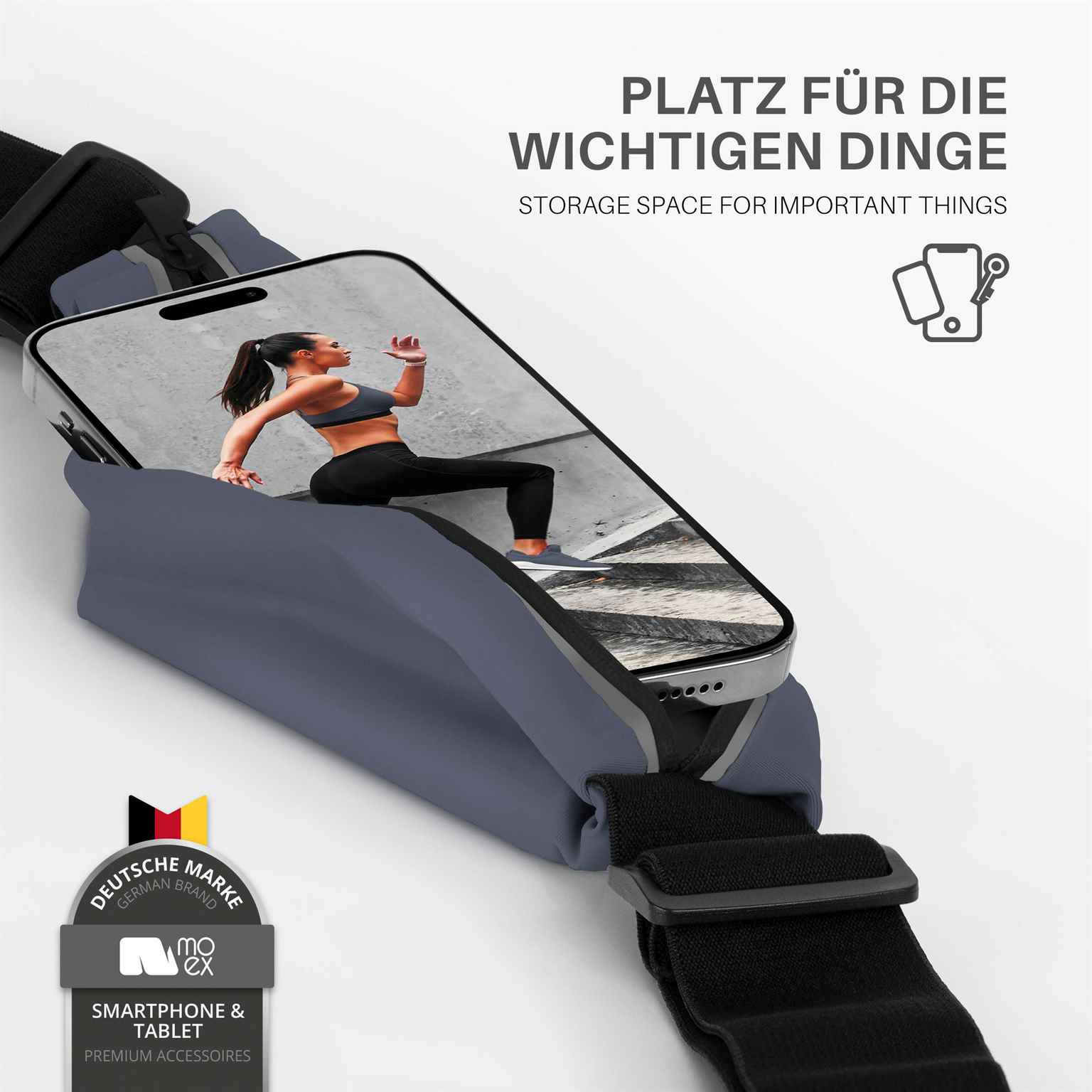 moex Easy Bag HMD Arc Laufgürtel zum Joggen – Weiteres Produktbild 2 moex Easy Bag HMD Arc Laufgürtel zum Joggen – Weiteres Produktbild 2