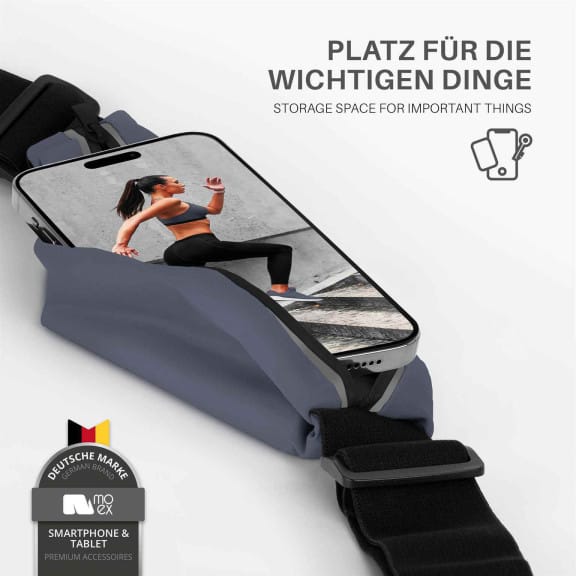 moex Easy Bag Motorola Moto G17 Laufgürtel zum Joggen – Weiteres Produktbild 2 moex Easy Bag Motorola Moto G17 Laufgürtel zum Joggen – Weiteres Produktbild 2