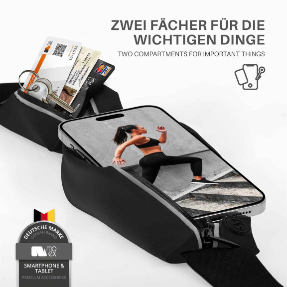 moex Easy Bag Ulefone Armor X32 Laufgürtel zum Joggen – Weiteres Produktbild 2