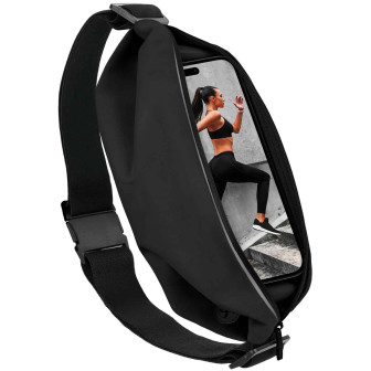 moex Easy Bag vivo X Fold 6 Laufgürtel zum Joggen – Schwarz | 1 Fach