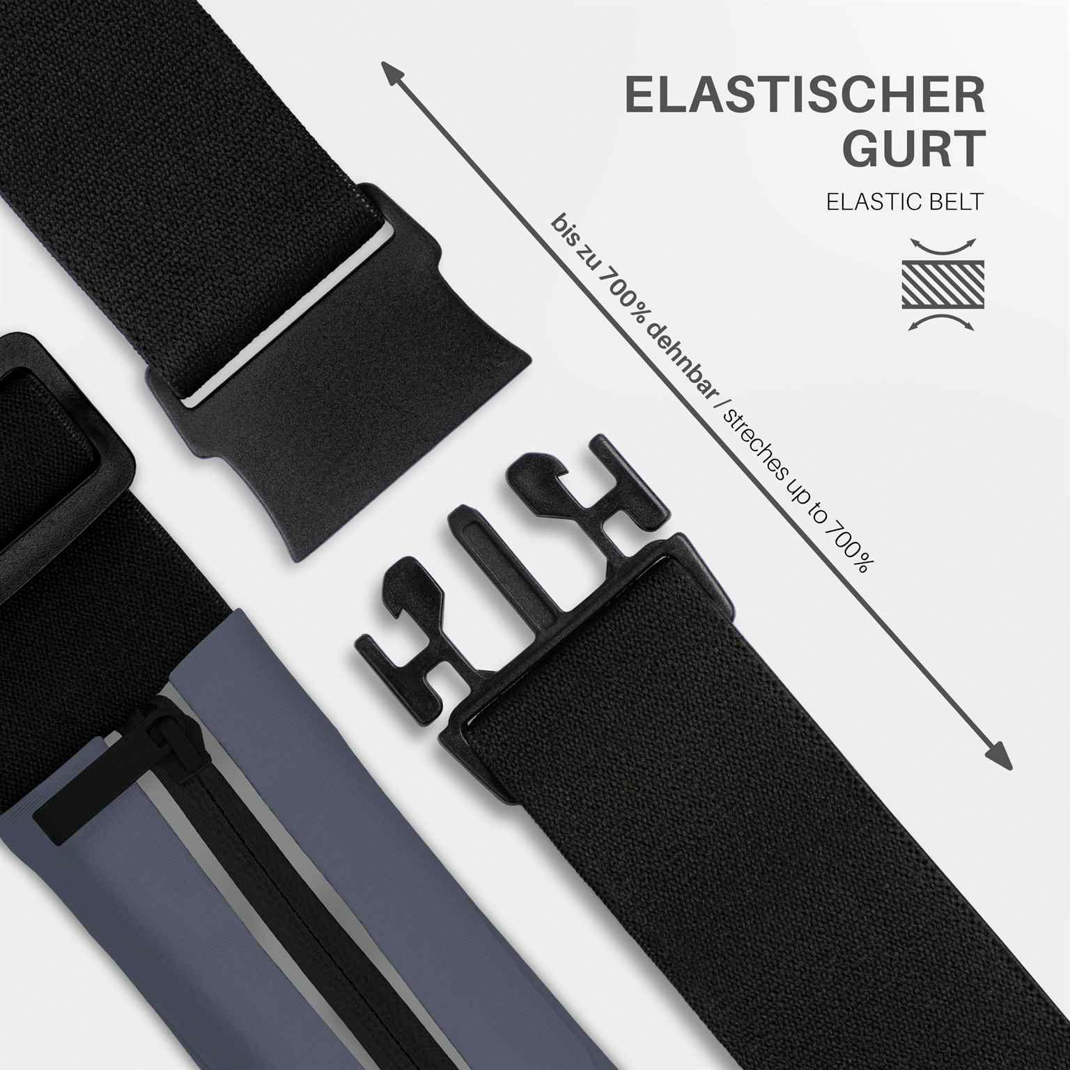 moex Easy Bag Nokia G20 Laufgürtel zum Joggen – Weiteres Produktbild 5