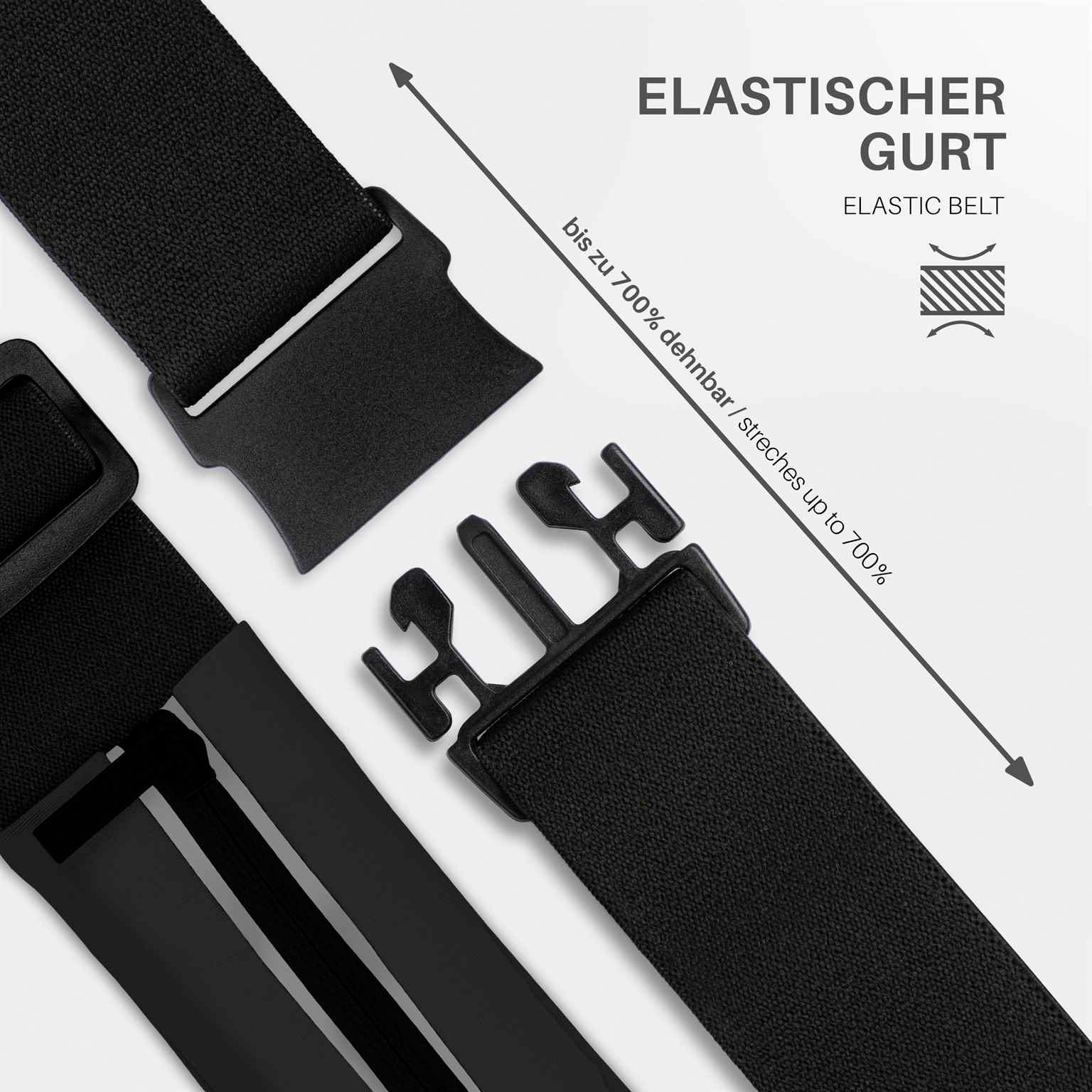 moex Easy Bag Samsung Galaxy S8 Laufgürtel zum Joggen – Weiteres Produktbild 4