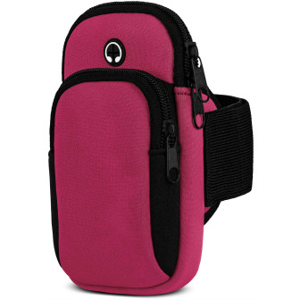 moex Fitness Case Motorola Moto G8 Sport Armband Handy – Pink moex Fitness Case Motorola Moto G8 Sport Armband Handy – Pink