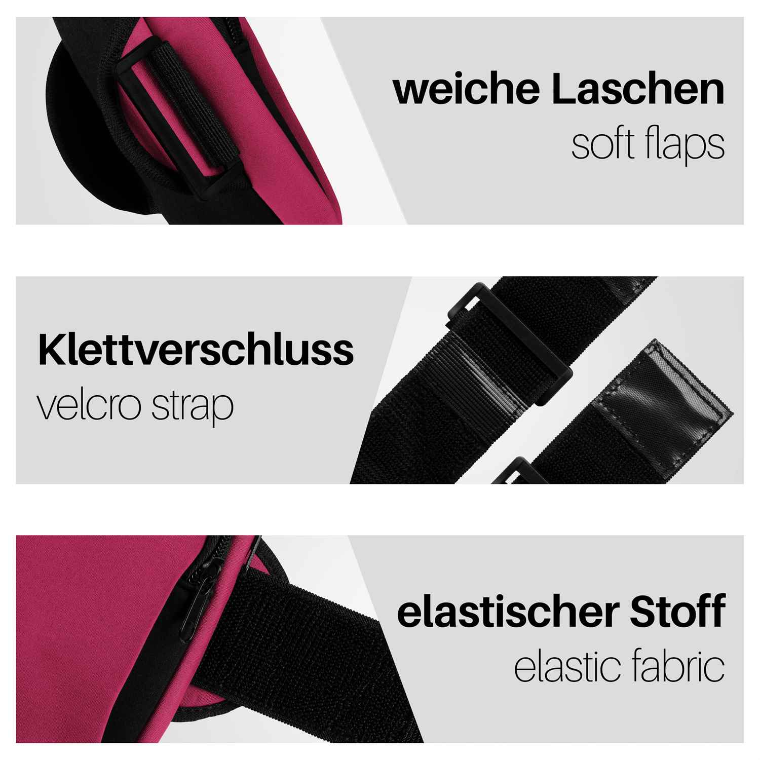 moex Fitness Case ZTE Axon 11 5G Sport Armband Handy – Weiteres Produktbild 5