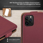 moex Flip Case iPhone 11 Pro Klapphülle Leder Optik – Weiteres Produktbild 3