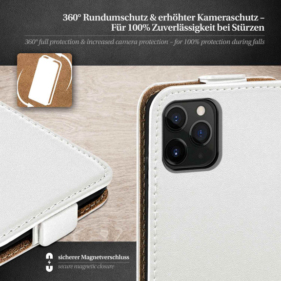 moex Flip Case iPhone 11 Pro Klapphülle Leder Optik – Weiteres Produktbild 3 moex Flip Case iPhone 11 Pro Klapphülle Leder Optik – Weiteres Produktbild 3