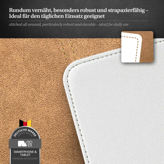 moex Flip Case iPhone 11 Pro Klapphülle Leder Optik – Weiteres Produktbild 5