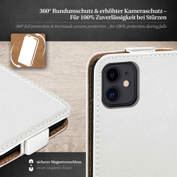 moex Flip Case iPhone 11 Klapphülle Leder Optik – Weiteres Produktbild 3 moex Flip Case iPhone 11 Klapphülle Leder Optik – Weiteres Produktbild 3