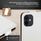 moex Flip Case iPhone 12 mini Klapphülle Leder Optik – Weiteres Produktbild 3