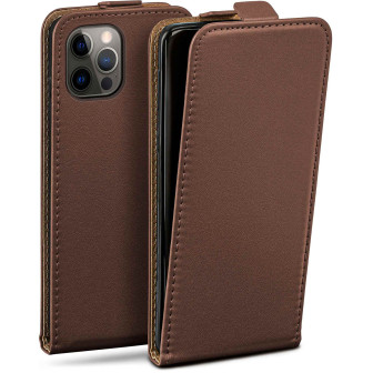 moex Flip Case iPhone 12 Pro Max Klapphülle Leder Optik – Oxide-Brown moex Flip Case iPhone 12 Pro Max Klapphülle Leder Optik – Oxide-Brown