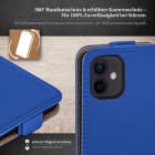 moex Flip Case iPhone 12 Klapphülle Leder Optik – Weiteres Produktbild 3